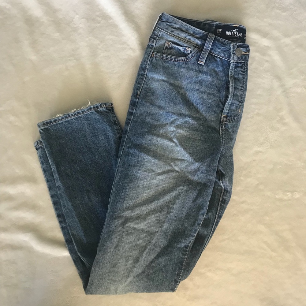 High rise vintage straight Hollister jeans